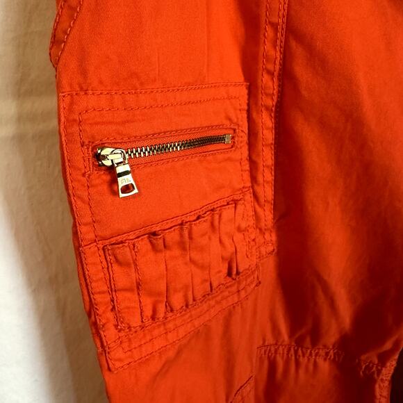Ralph Lauren Golf Ladies Champions Orange Classic Shorts Capris Size 6 HTF - Picture 2 of 13